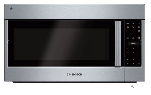 Bosch 30" Stainless Steel 2.1 cu. ft. Over the Range Microwave