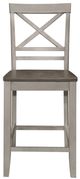Homelegance® Brightleaf Brown/Light Gray Counter Height Chair-2
