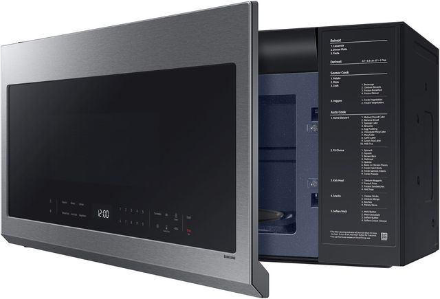 Samsung 30" 1.1 Cu. Ft. Fingerprint Resistant Stainless Steel Over the Range Microwave-2