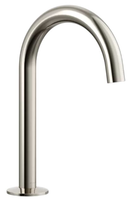 KOHLER® Components® Vibrant Polished Nickel Bathroom Sink Faucet Spout with Tube Design-0