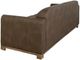 International Furniture Direct Balam Dark Brown/Stained Brown 88" Two-Cushion Sofa-4