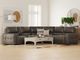 York 6 Piece Power Leather Sectional-0