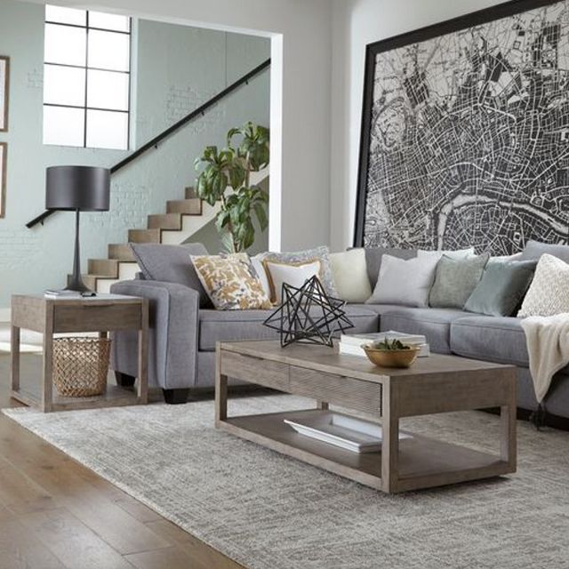 Liberty Furniture Bartlett Field 3-Piece Dusty Taupe Table Set-7