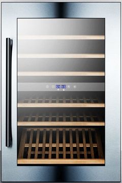 Summit® 24" Stainless Steel Wine Cooler