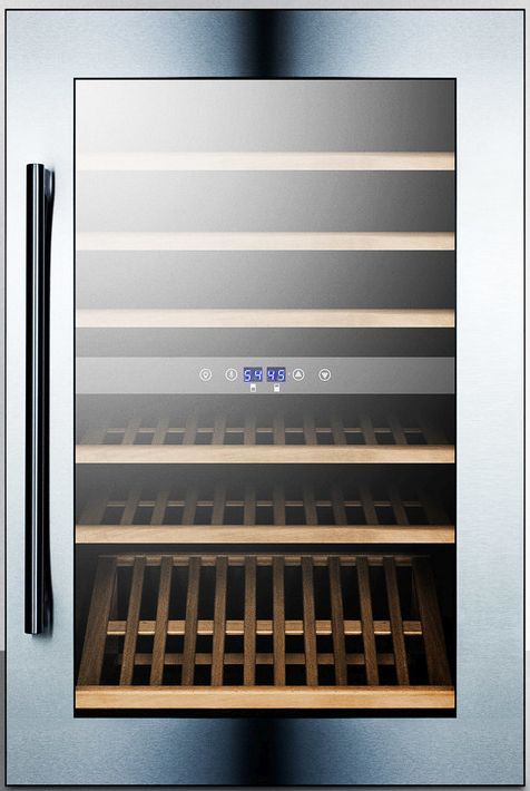 Summit® 24" Stainless Steel Wine Cooler-0