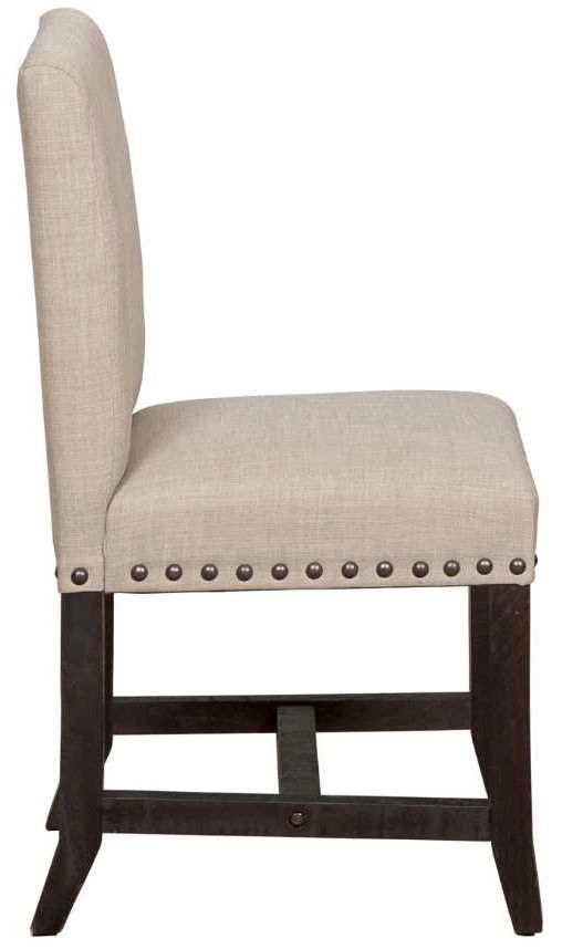 Modus Furniture Yosemite Beige/Cafe Upholstered Dining Chair-3