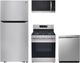 LG 4 Piece Stainless Steel Gas Kitchen Package-0