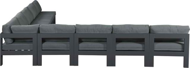 Meridian Furniture Nizuc 9-Piece Grey Outdoor Patio Modular Sectional Set-1