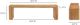 Moe's Home Collection Post Natural Small Dining Bench-2