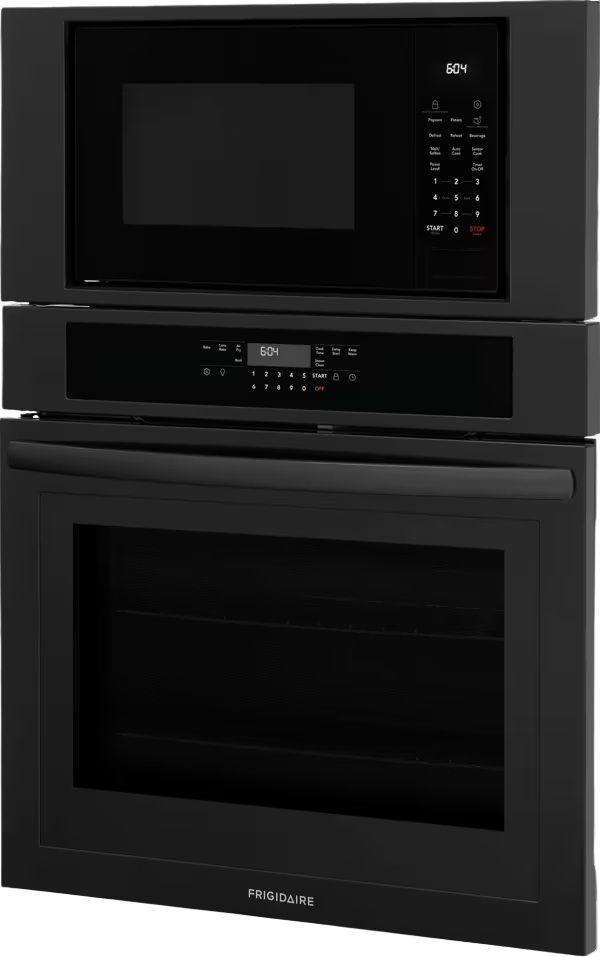 Frigidaire® 30” Black Oven/Micro Combo Electric Wall Oven with Air Fry-1