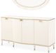 Michael Amini® La Terrazza Creamy Pearl Sideboard with Mirror-1