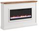 Legends Home Real Cozy Sonoma Bourbon/Jasmine White Fireplace Mantel-0