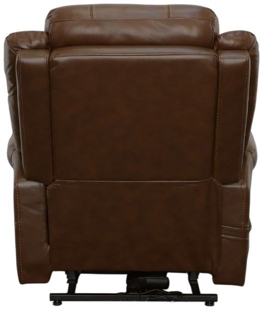Flexsteel® Oscar Grizzly Brown Power Lift Recliner with Right Hand Control-4