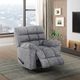Mazin Furniture Wylan Grey Manual Glider Recliner-2