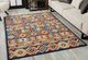 KAS Rugs Calla Ivory/Multi Aztec 8'x10' Area Rug-3
