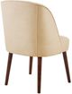 Olliix by Madison Park Bexley Natural Rounded Back Dining Chair-2