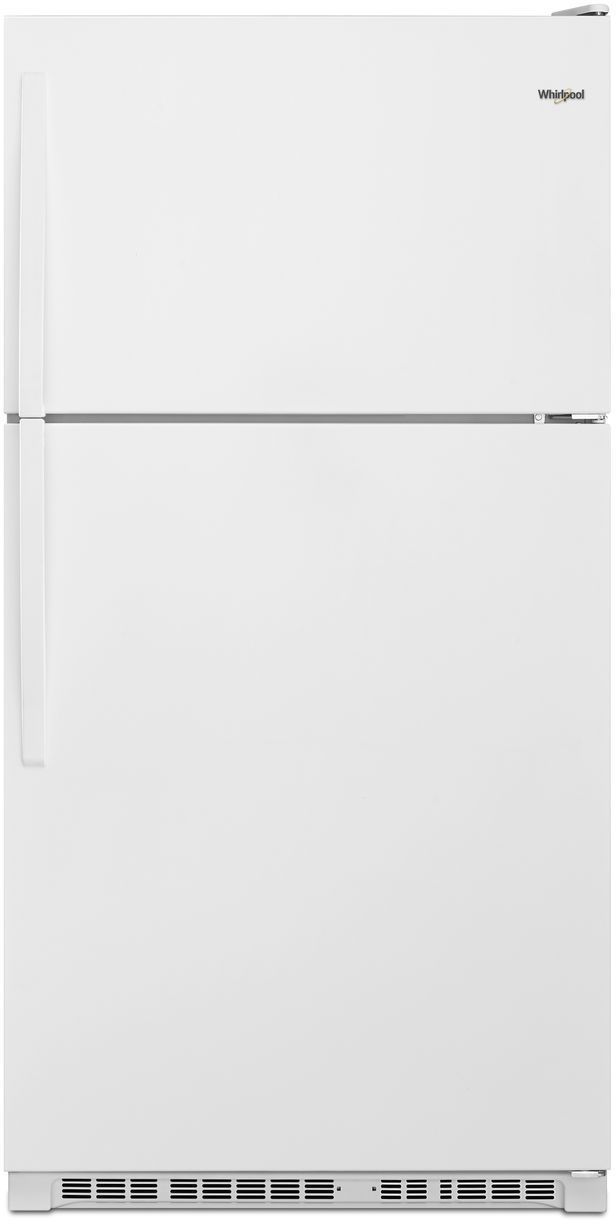 Whirlpool® 33 in. 20.5 Cu. Ft. White Top Freezer Refrigerator-0