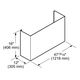 Thermador® 47.94" Stainless Steel Duct Cover for Low-Profile Wall Hoods-1