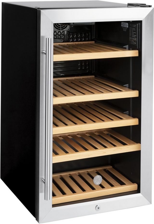 GE® 4.1 Cu. Ft. Stainless Steel Wine Cooler-2