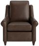 Bassett® Furniture Customizable Magnificent Motion 37" Leather Roll Arm Power Wall Recliner-1