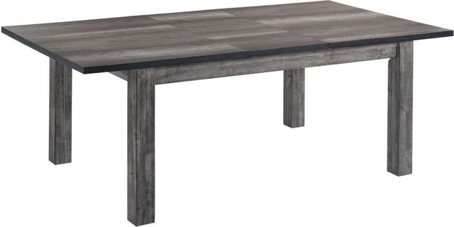 Elements International Nathan Gray Oak Dining Table-0