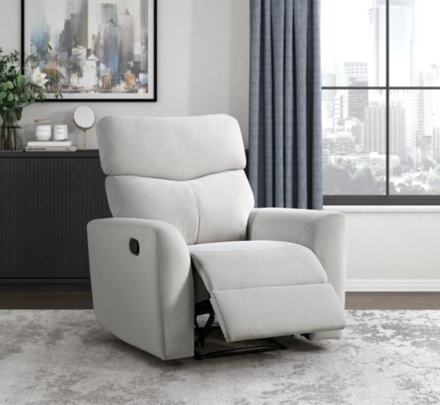 Homelegance® Preston Gray Manual Recliner-1