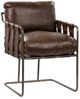 Classic Home Strapling Bronze/Cocoa Brown Dining Chair-0