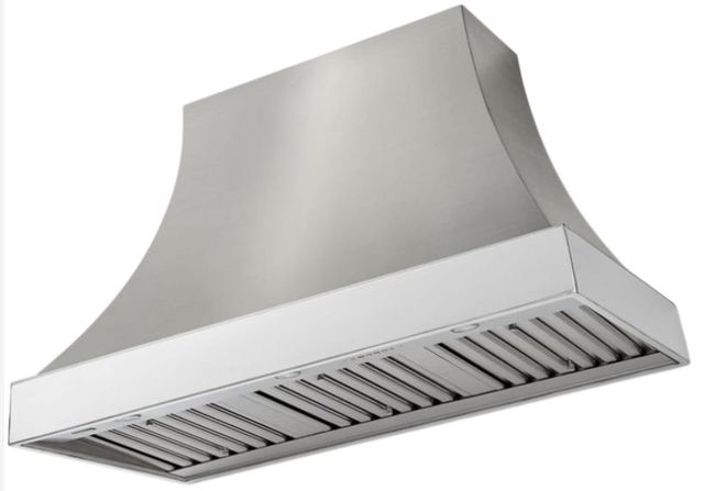AGA Cascade 48" Stainless Steel Wall Mounted Range Hood  with Polished Chrome Trim-0