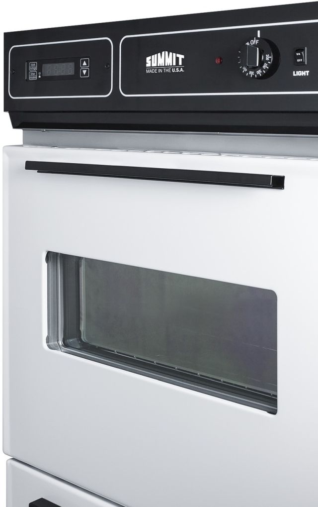 Summit® 24" White Single Electric Wall Oven-3