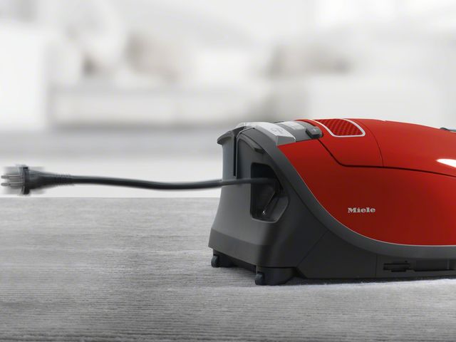 Miele Vacuum Complete C3 HomeCare PowerLine Mango Red Canister Vacuum-1