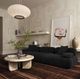 TOV Furniture Calliope Black Loveseat-1