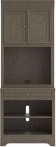 Signature Design by Ashley® Janismore Distressed Weathered Gray Bookcase-1