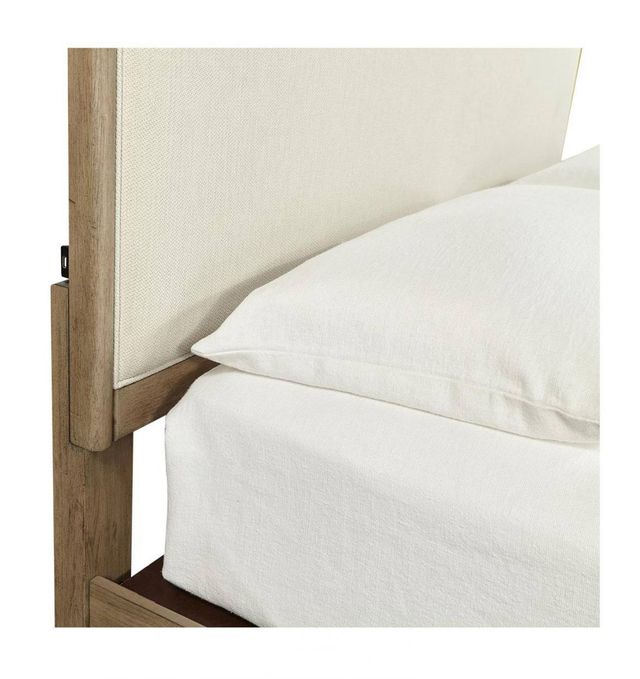 aspenhome® Provence Patine Queen Upholstered Bed-2