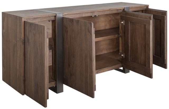 International Furniture Direct Haab Brown Console-3