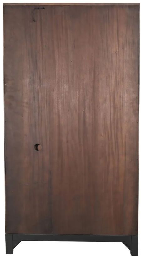 Sunny Designs™ Malibu Weathered Rum Tall Bar Cabinet-4