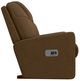 La-Z-Boy® Sparrow Nutmeg Power Rocking Recliner with Headrest-2