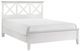 Bernards Nova II White Queen Panel Bed-0