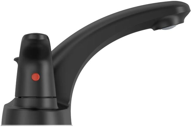 American Standard Colony® PRO Matte Black 4" Centerset 2-Handle Bathroom Faucet with Lever Handles-3