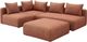 TOV Furniture Hangover 4-Piece Red Modular Chaise Sectional-0