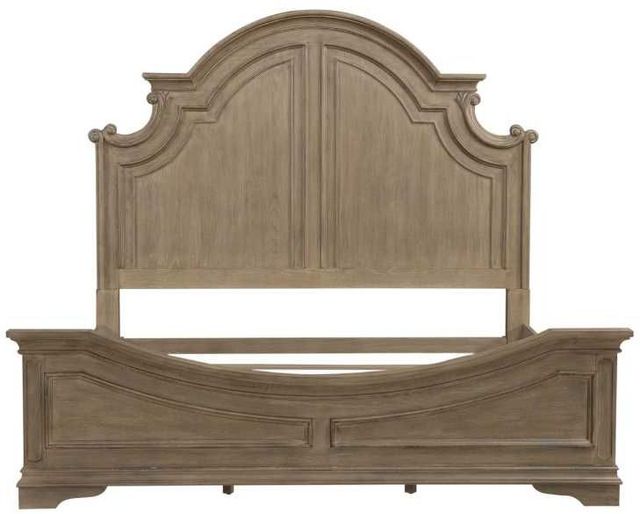 Liberty Furniture Magnolia Manor Weathered Bisque California King Panel Bed-2