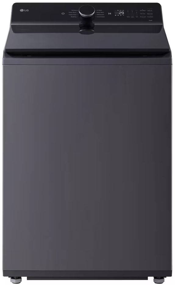 LG Matte Black Top Load Washer & Gas Dryer Laundry Pair-1