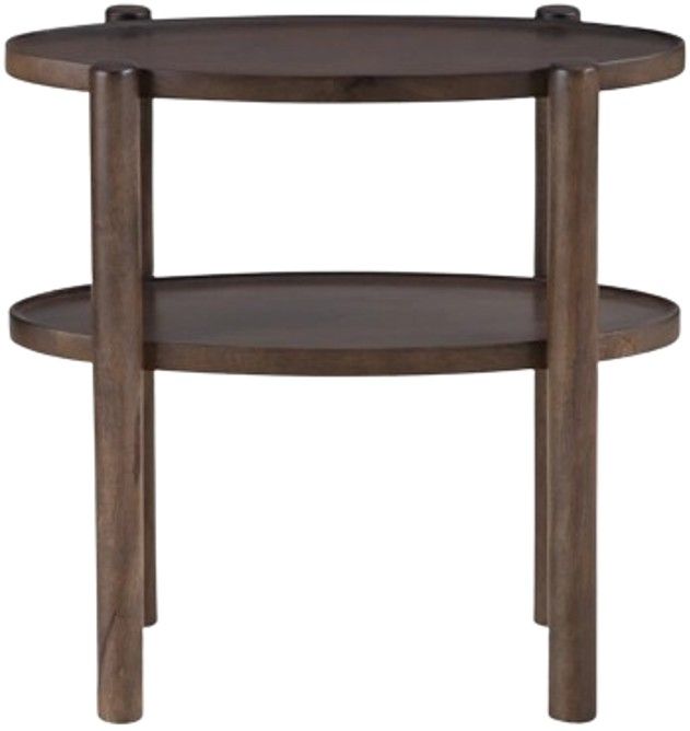 Signature Design by Ashley® Wiattbury Gray Brown Accent Table-2