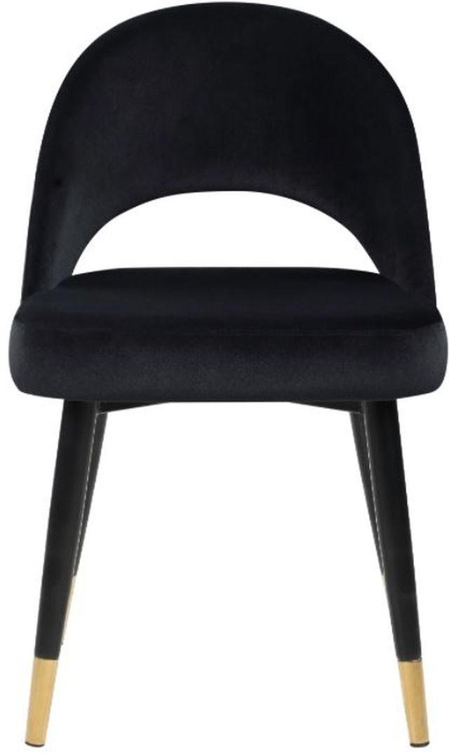 Coaster® Lindsey 2-Piece Black Arched Back Upholstered Side Chairs-1