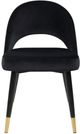 Coaster® Lindsey 2-Piece Black Arched Back Upholstered Side Chairs-1