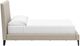 Signature Design by Ashley® Cielden Soft Gray Youth Full Upholstered Panel Bed-3