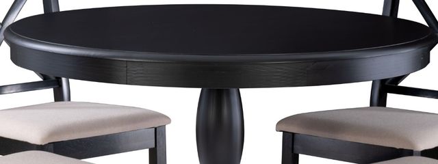 Linon Norah 5-Piece Black Dining Set-1