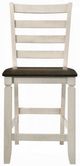ACME Furniture Tasnim 2-Piece Antique White/Oak Counter Chair Set-1