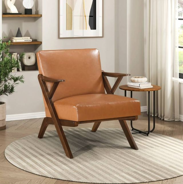 Homelegance® Gideon Brown Accent Chair-1