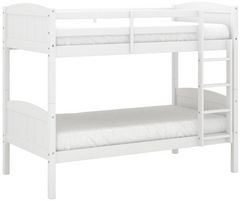 HH2 Home Alexis White Twin Bunk Bed