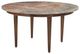 Moe's Home Collection Lark Orange Fantasy Coffee Table with Brown Base-0